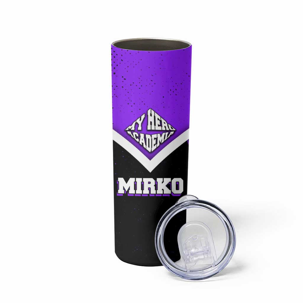 Mirko My Hero Academia Skinny Tumbler Anime Grunge Splatter Graphic Style