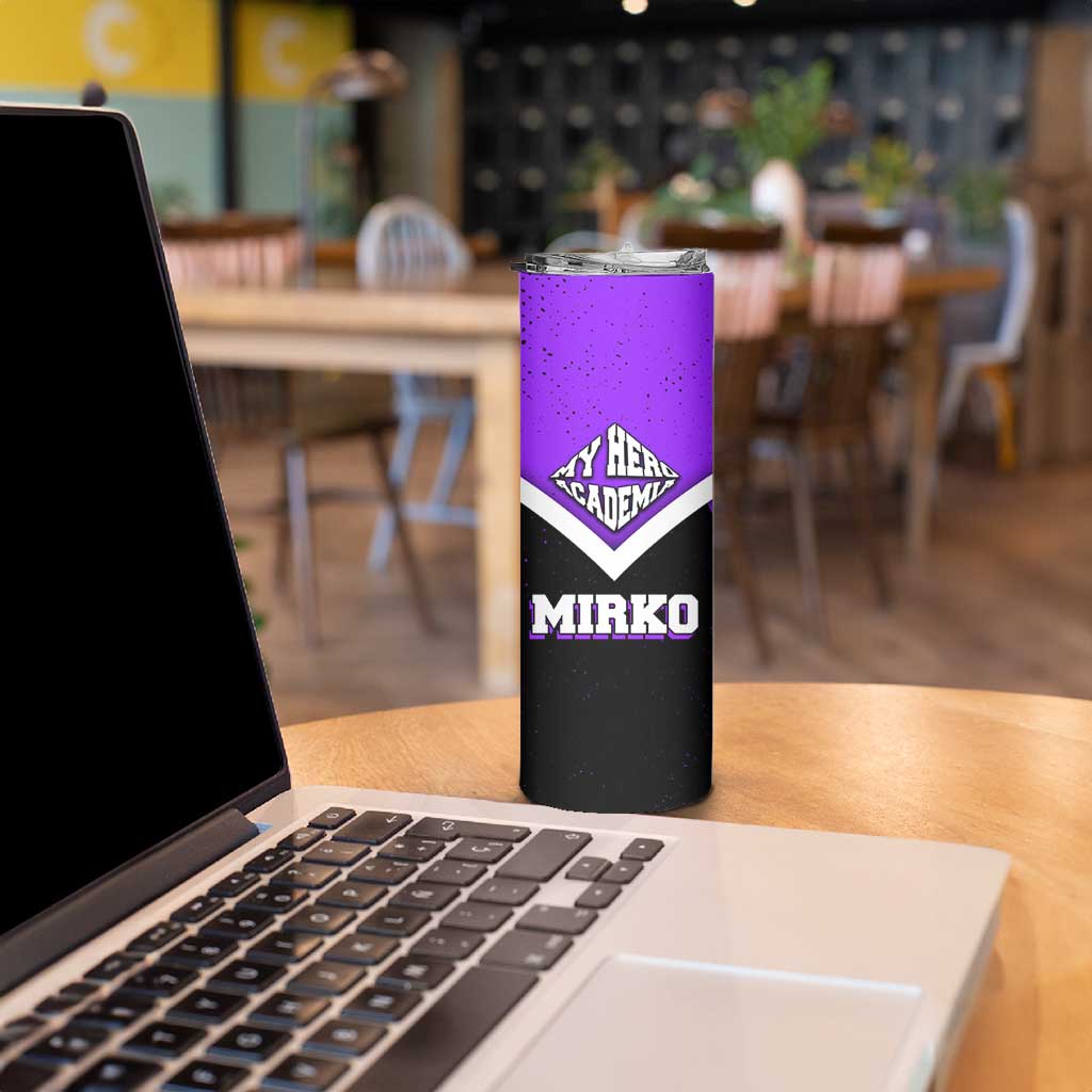Mirko My Hero Academia Skinny Tumbler Anime Grunge Splatter Graphic Style