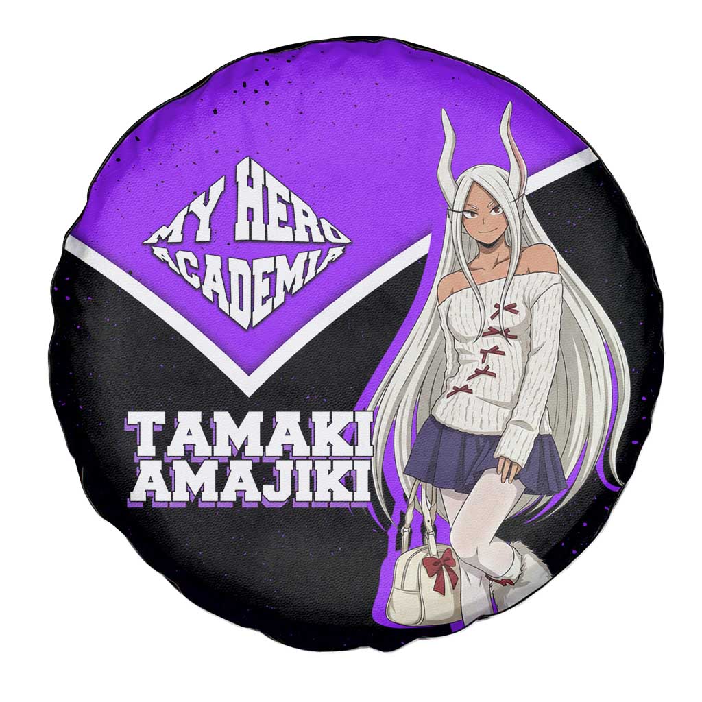 Mirko My Hero Academia Spare Tire Cover Anime Grunge Splatter Graphic Style