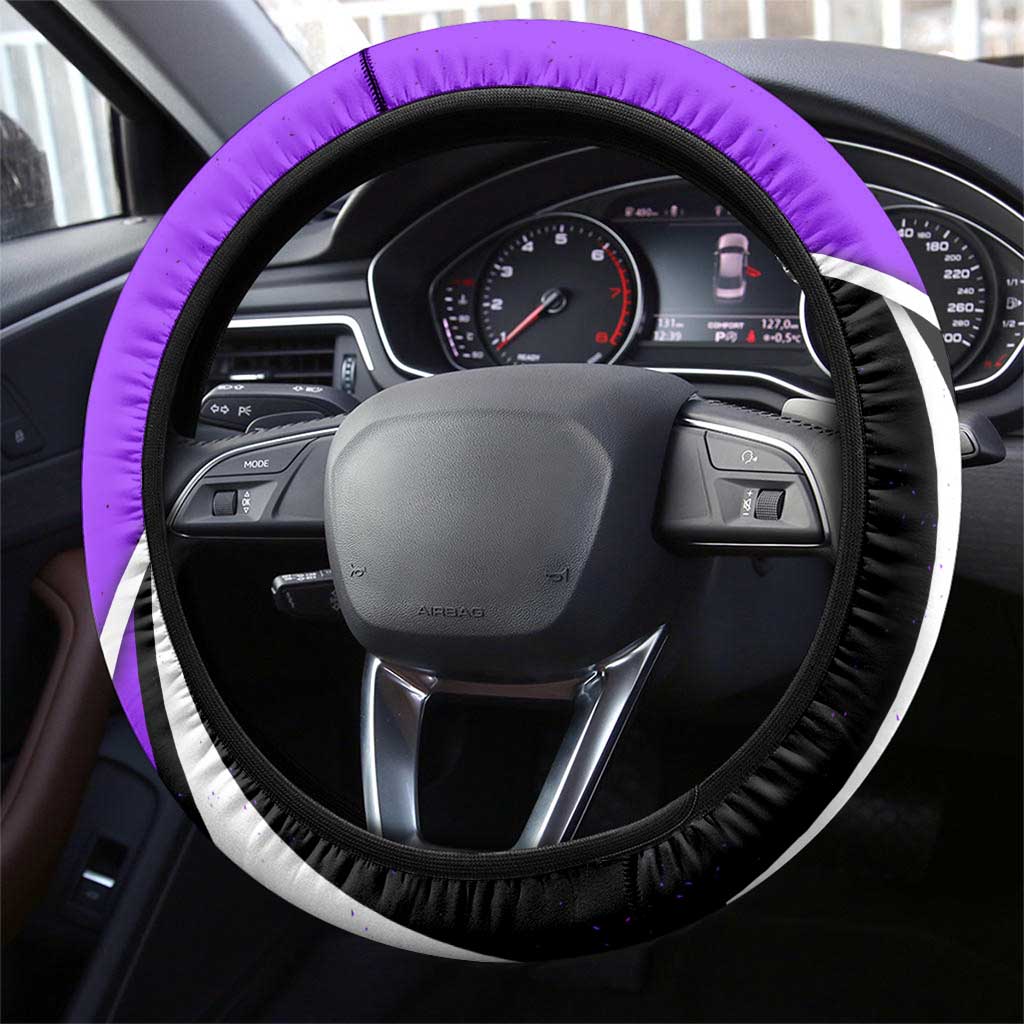 Mirko My Hero Academia Steering Wheel Cover Anime Grunge Splatter Graphic Style