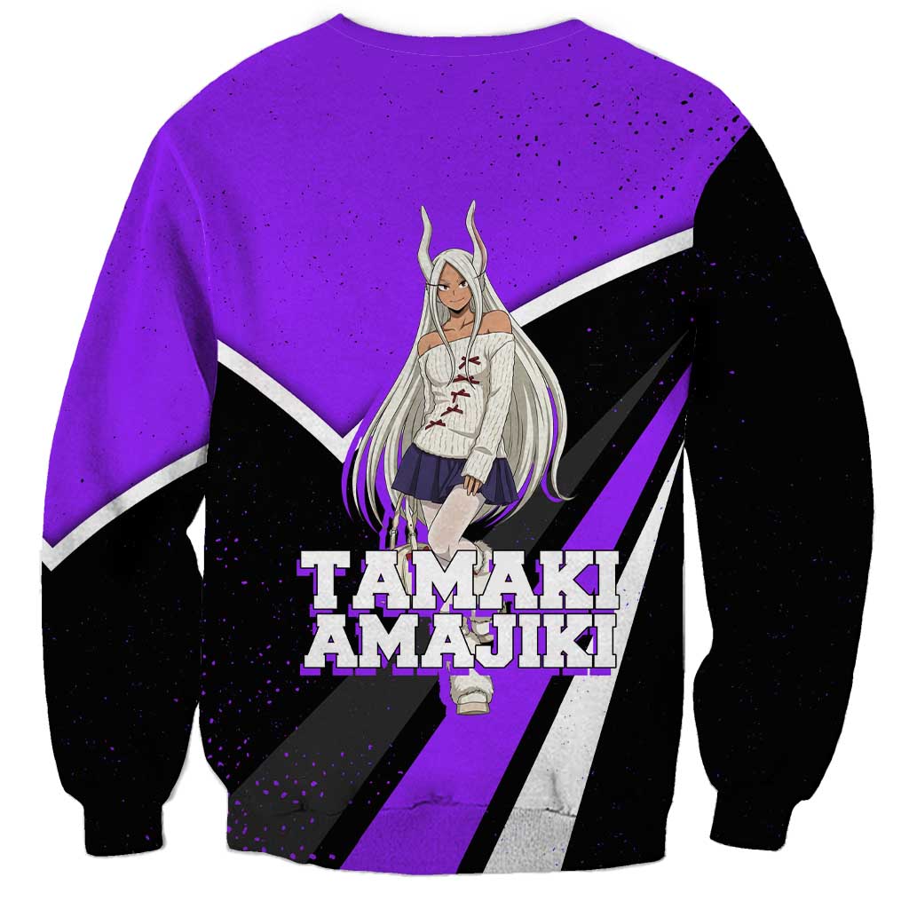 Mirko My Hero Academia Sweatshirt Anime Grunge Splatter Graphic Style
