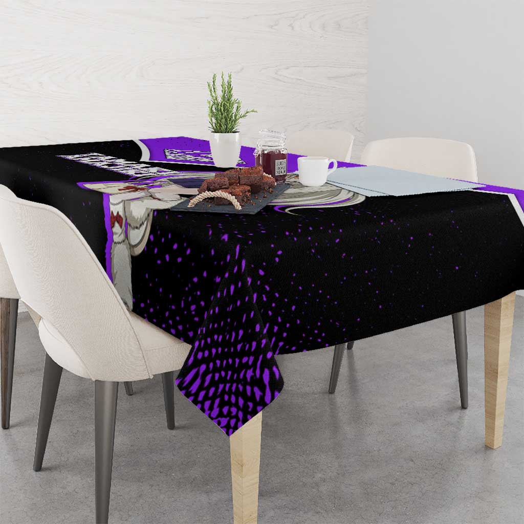 Mirko My Hero Academia Tablecloth Anime Grunge Splatter Graphic Style