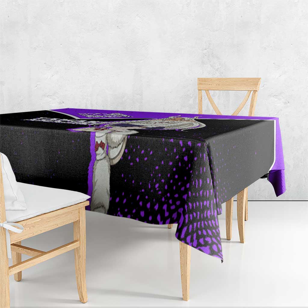 Mirko My Hero Academia Tablecloth Anime Grunge Splatter Graphic Style