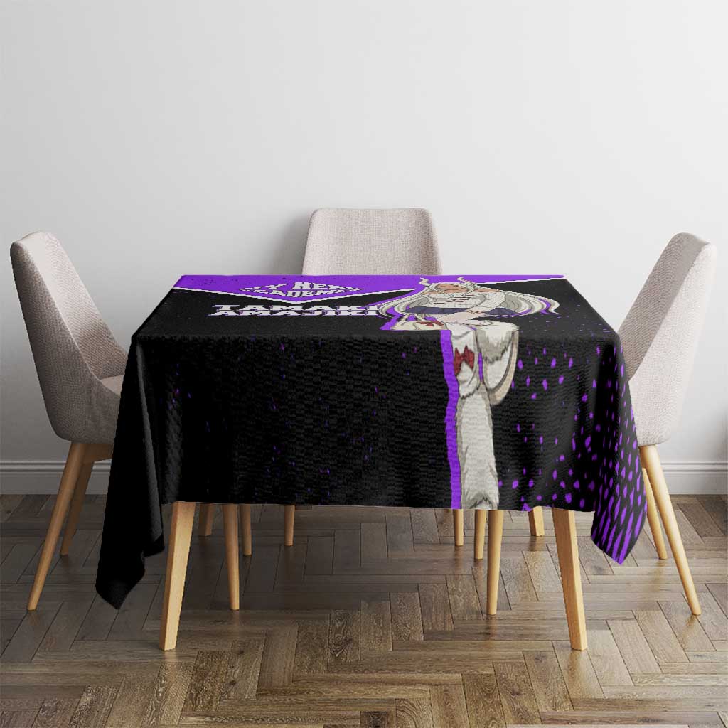 Mirko My Hero Academia Tablecloth Anime Grunge Splatter Graphic Style