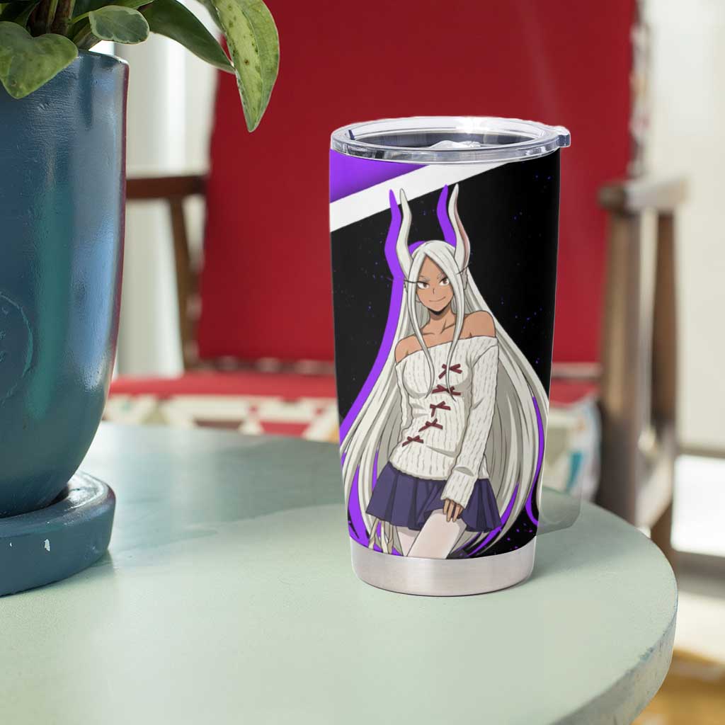 Mirko My Hero Academia Tumbler Cup Anime Grunge Splatter Graphic Style