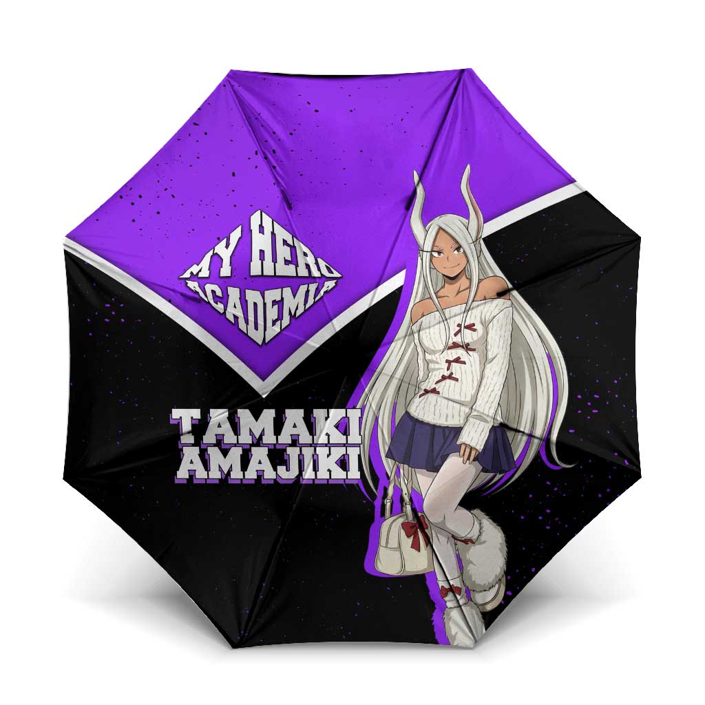 Mirko My Hero Academia Umbrella Anime Grunge Splatter Graphic Style