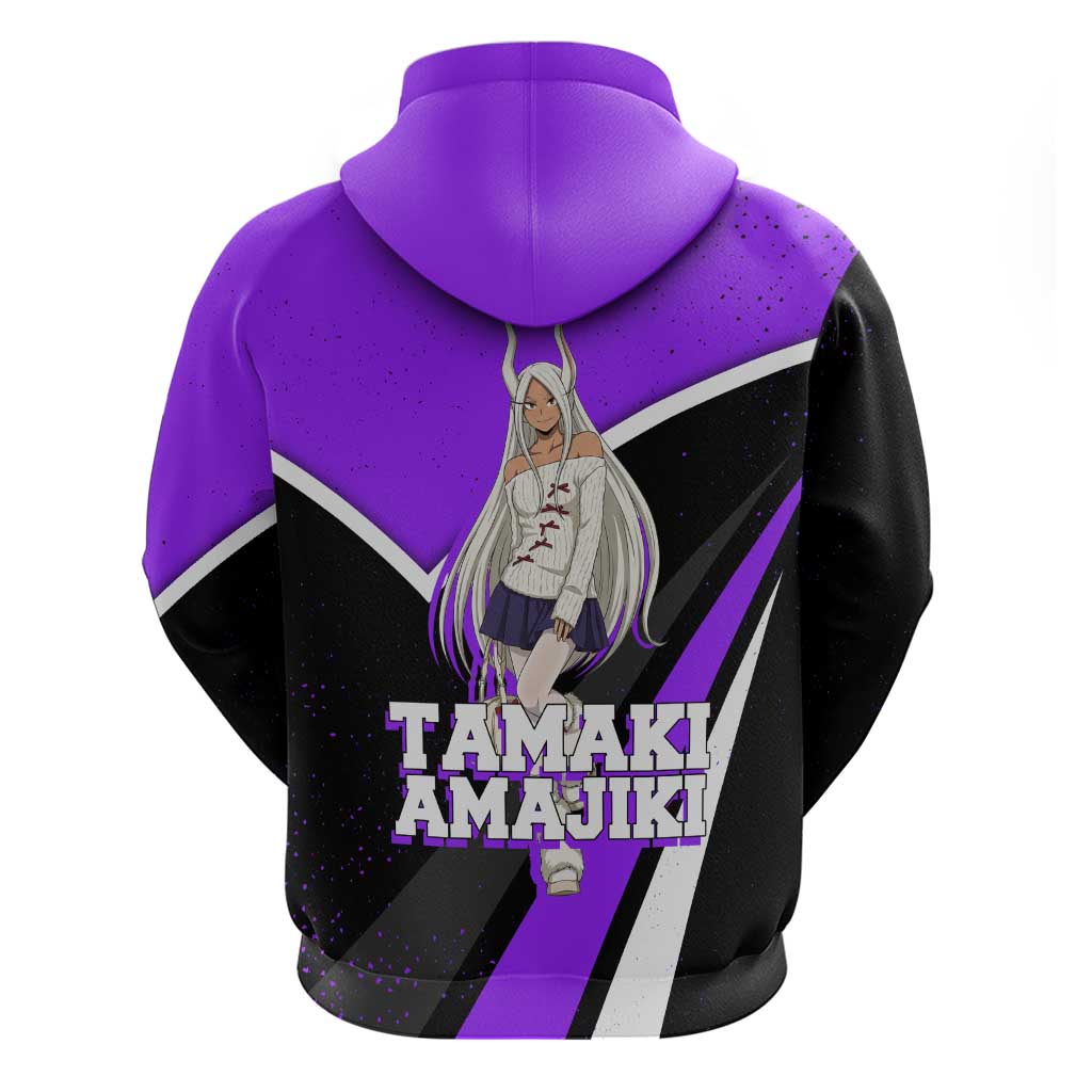 Mirko My Hero Academia Zip Hoodie Anime Grunge Splatter Graphic Style