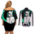 Ulquiorra Schiffer Couples Matching Off Shoulder Short Dress and Long Sleeve Button Shirt Bleach