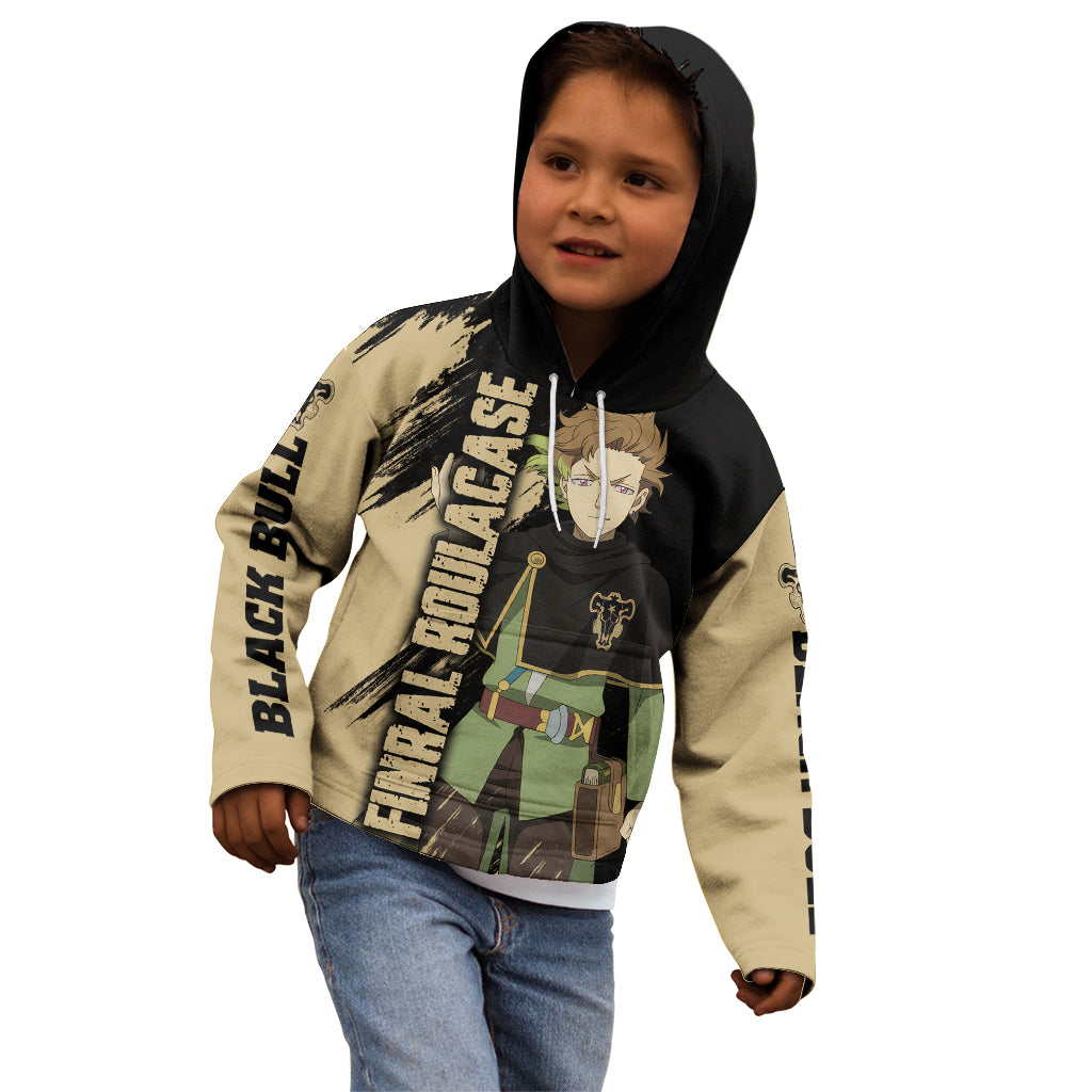 Black Bull Finral Roulacase Kid Hoodie Black Clover Anime