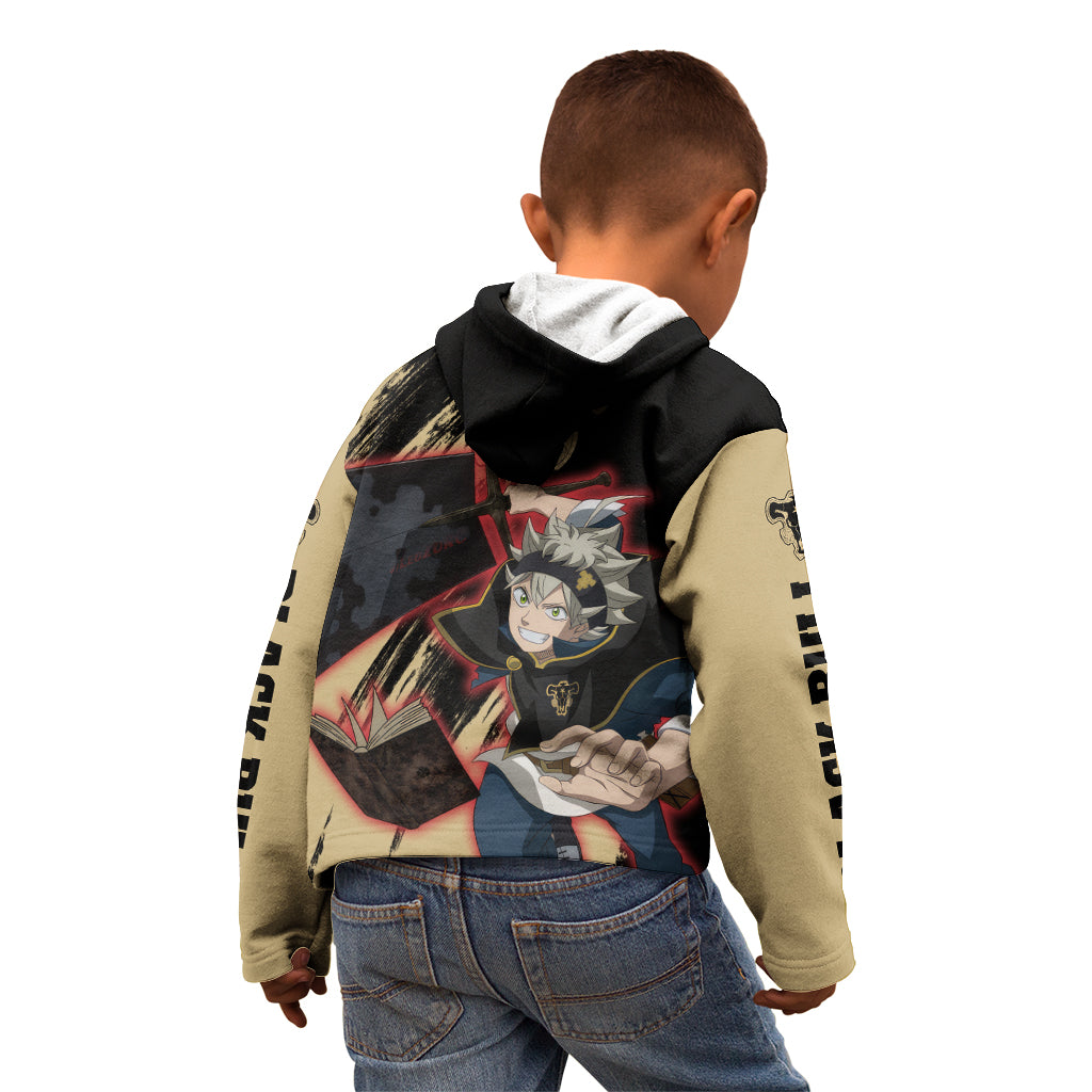 Black Bull Asta Kid Hoodie Black Clover Anime