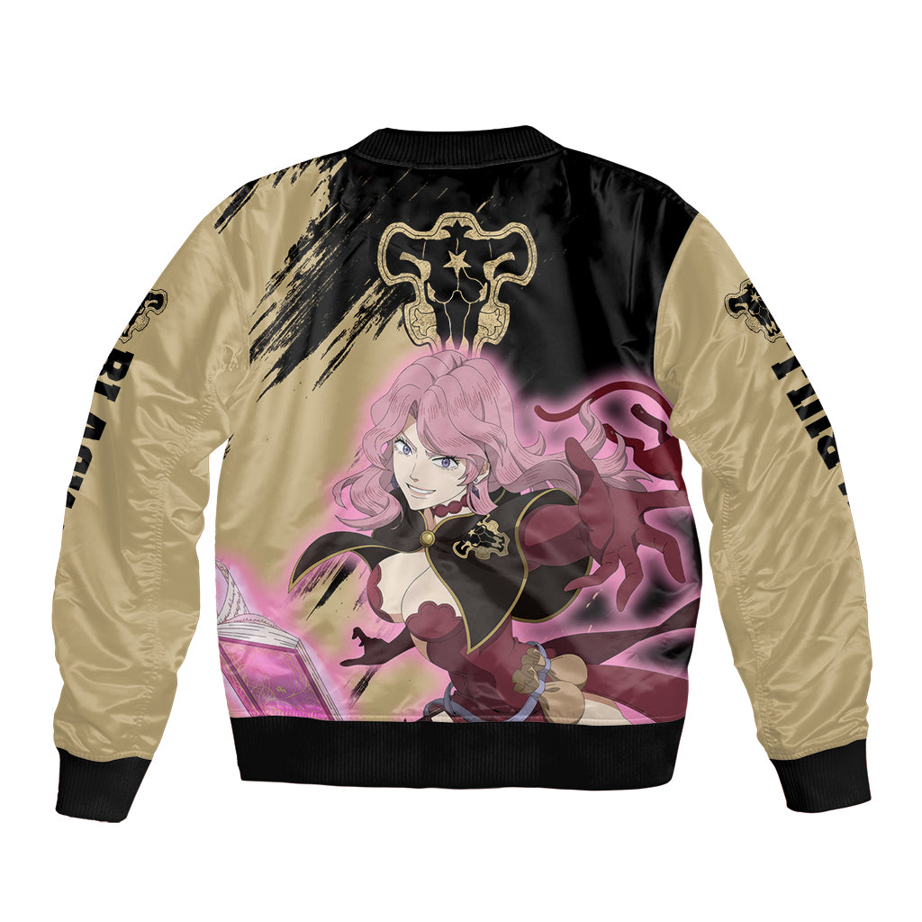 Black Bull Vanessa Bomber Jacket Black Clover Anime
