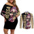 Black Bull Vanessa Couples Matching Off Shoulder Short Dress and Long Sleeve Button Shirt Black Clover Anime