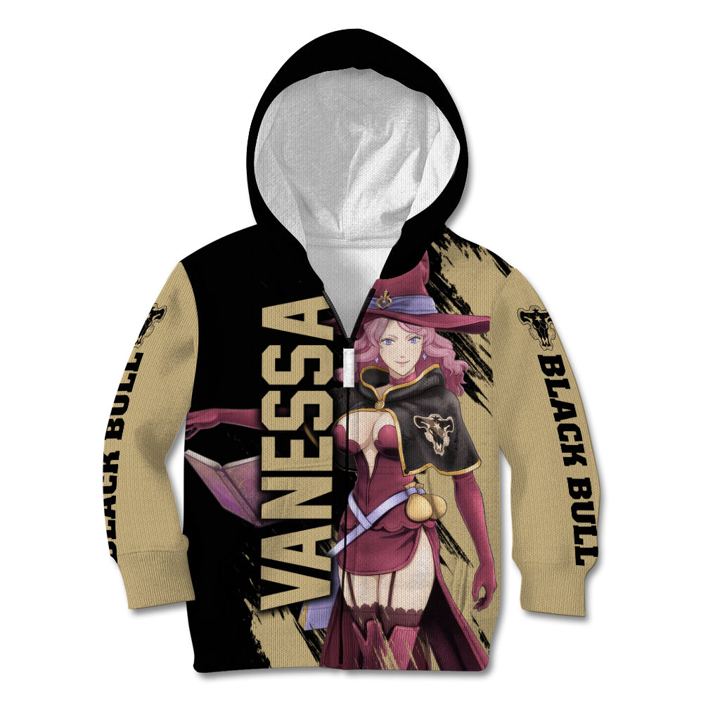 Black Bull Vanessa Kid Hoodie Black Clover Anime
