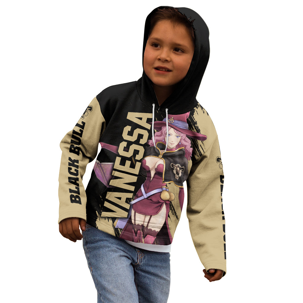 Black Bull Vanessa Kid Hoodie Black Clover Anime