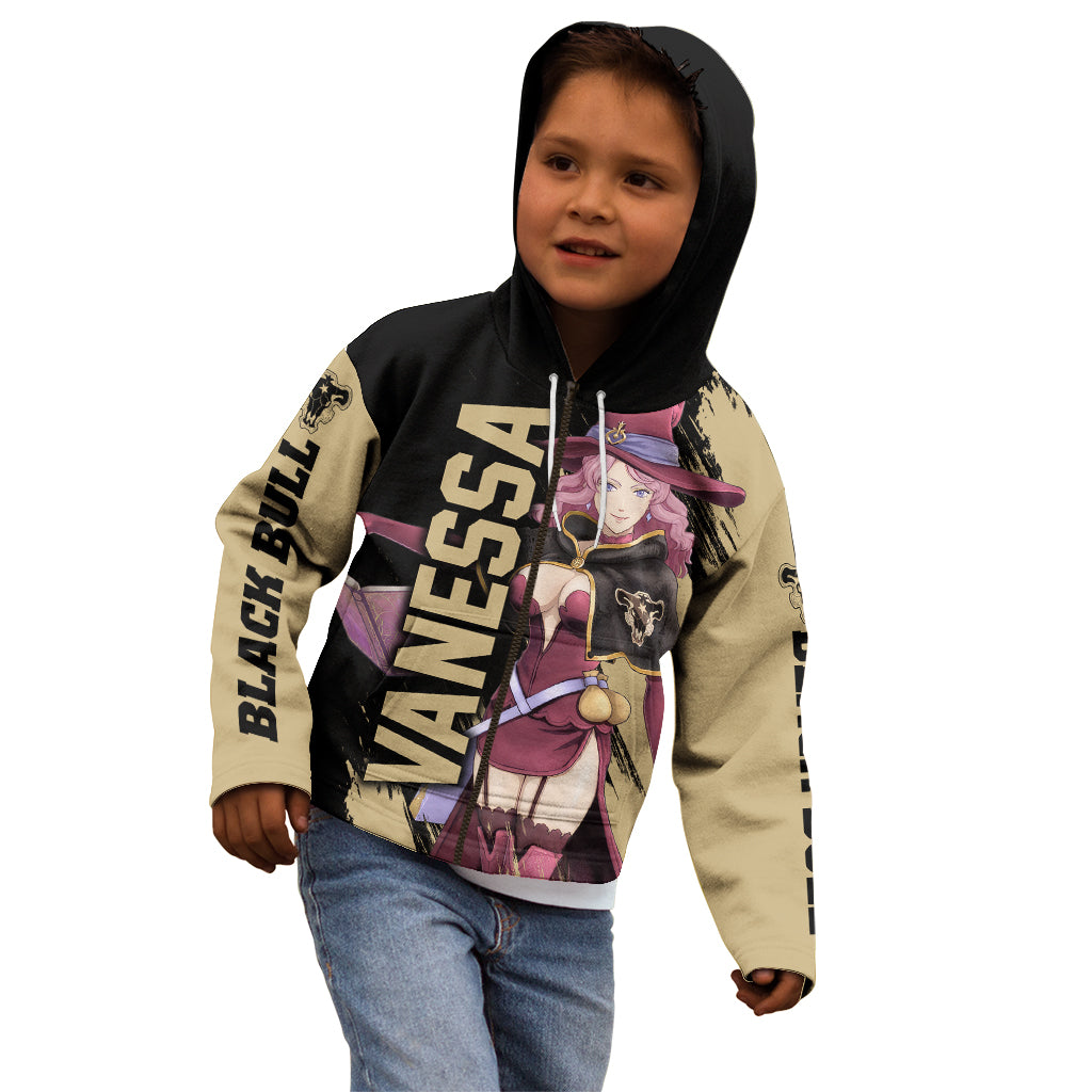 Black Bull Vanessa Kid Hoodie Black Clover Anime