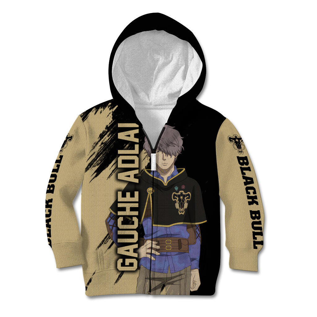 Black Bull Gauche Adlai Kid Hoodie Black Clover Anime