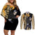 Black Bull Magna Swing Couples Matching Off Shoulder Short Dress and Long Sleeve Button Shirt Black Clover Anime