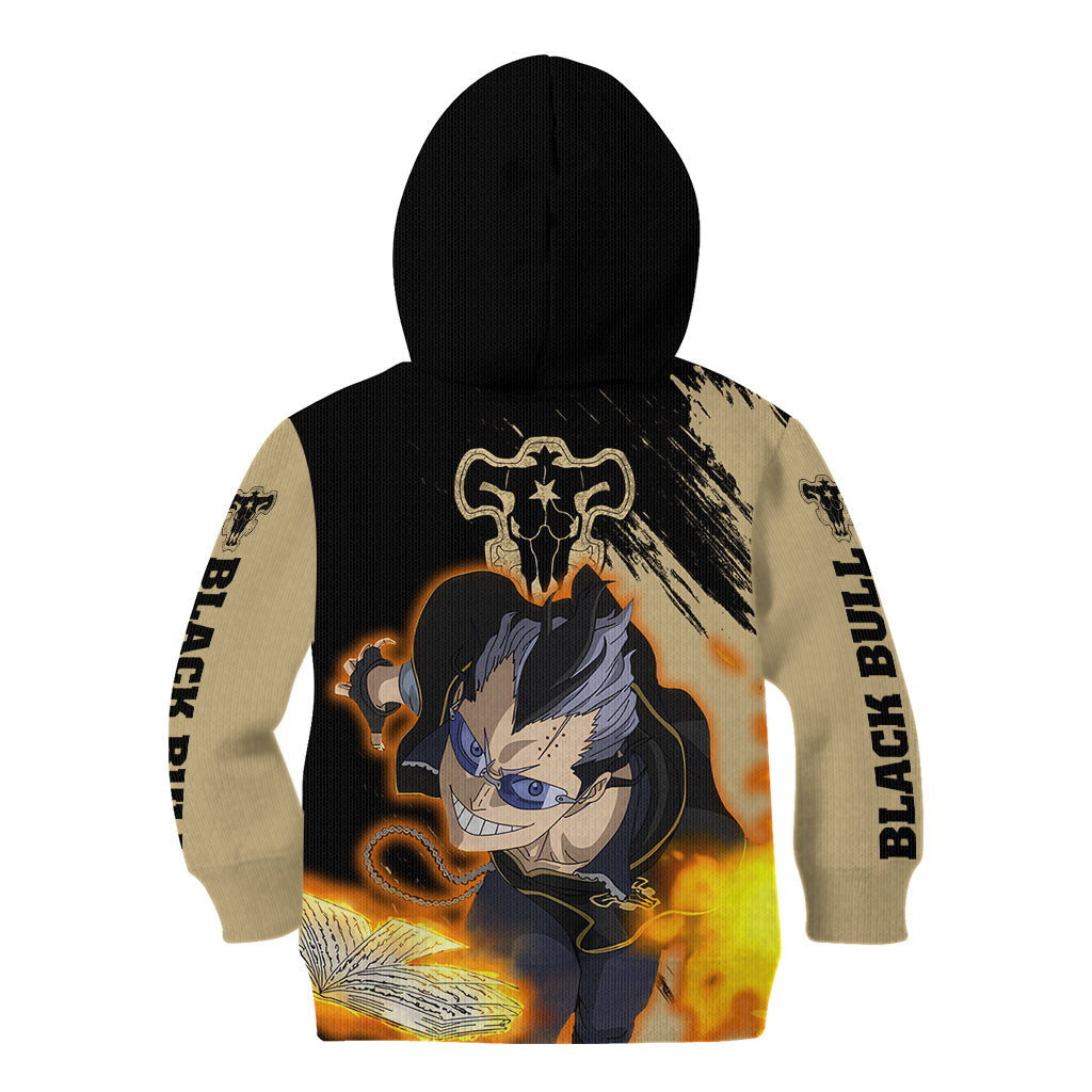 Black Bull Magna Swing Kid Hoodie Black Clover Anime
