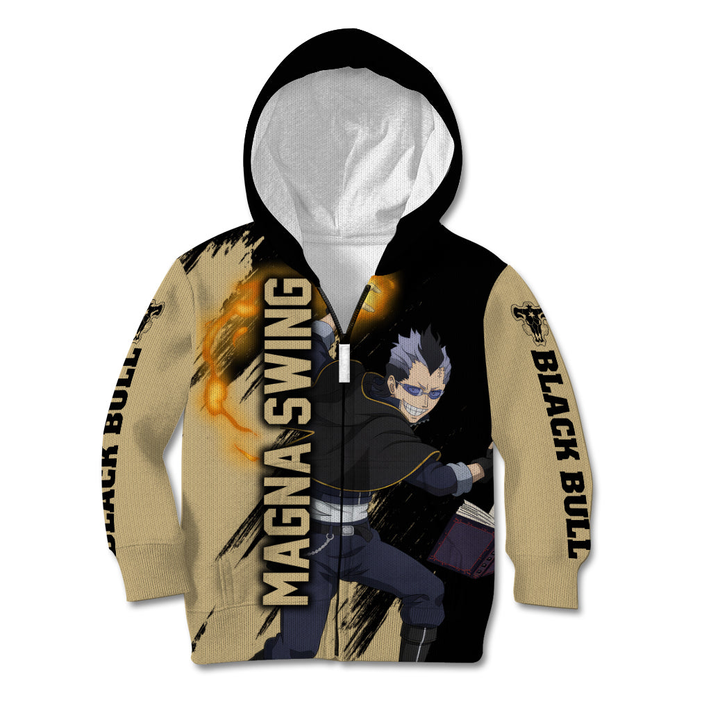 Black Bull Magna Swing Kid Hoodie Black Clover Anime