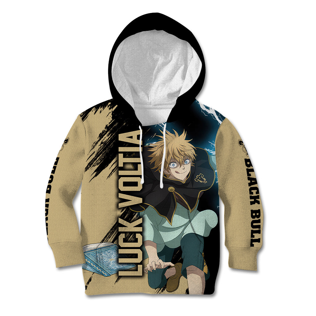 Black Bull Luck Voltia Kid Hoodie Black Clover Anime