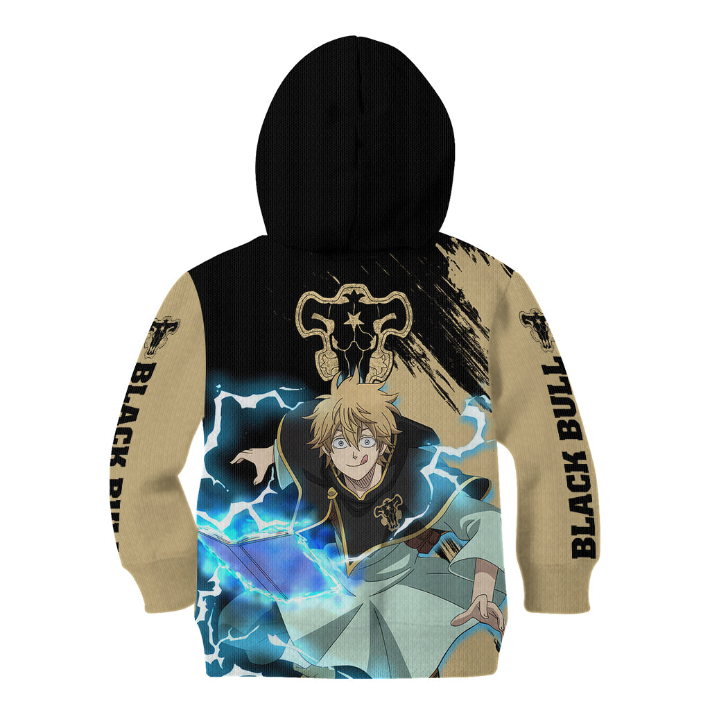 Black Bull Luck Voltia Kid Hoodie Black Clover Anime