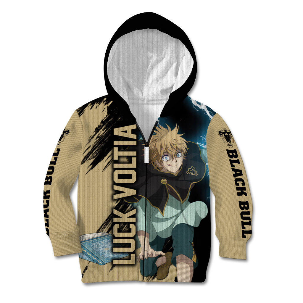 Black Bull Luck Voltia Kid Hoodie Black Clover Anime