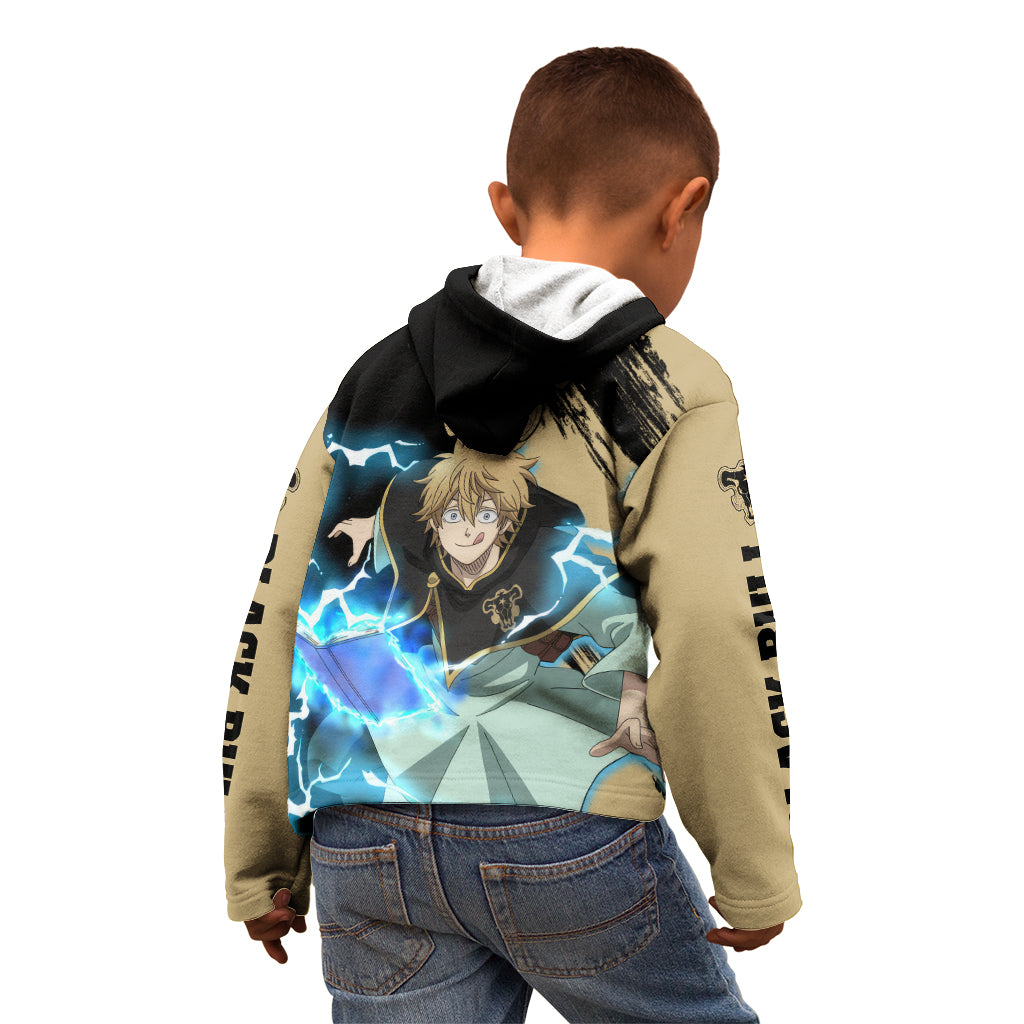 Black Bull Luck Voltia Kid Hoodie Black Clover Anime