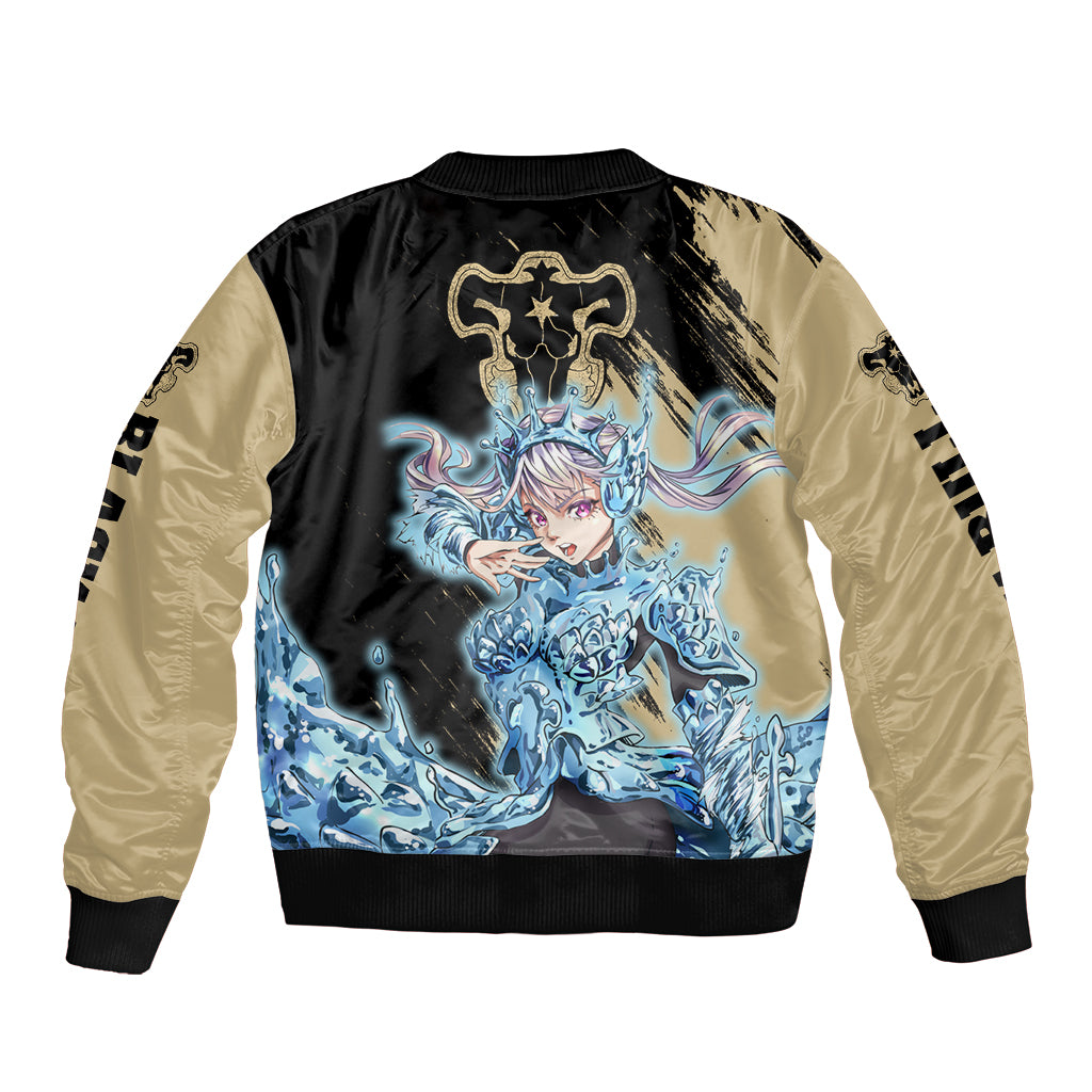 Black Bull Noelle Silva Bomber Jacket Black Clover Anime