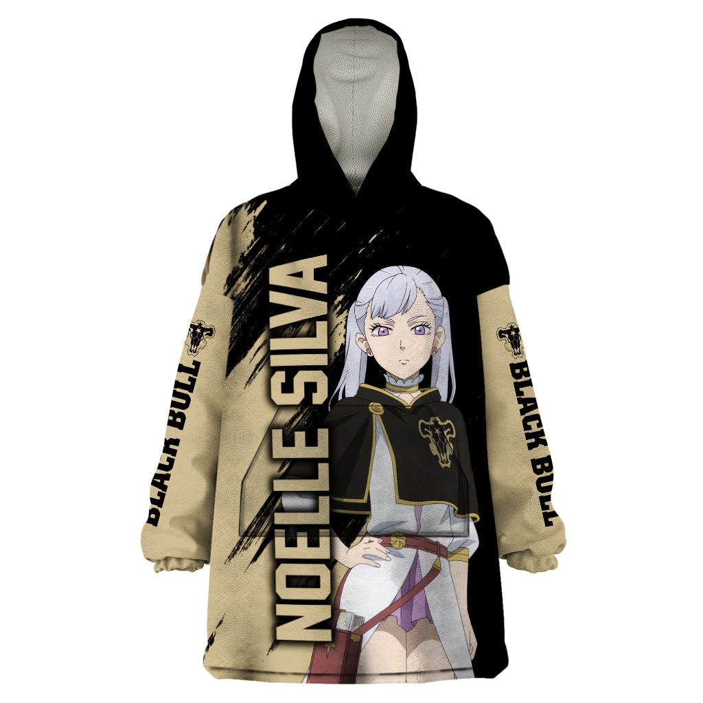 Black Bull Noelle Silva Wearable Blanket Hoodie Black Clover Anime