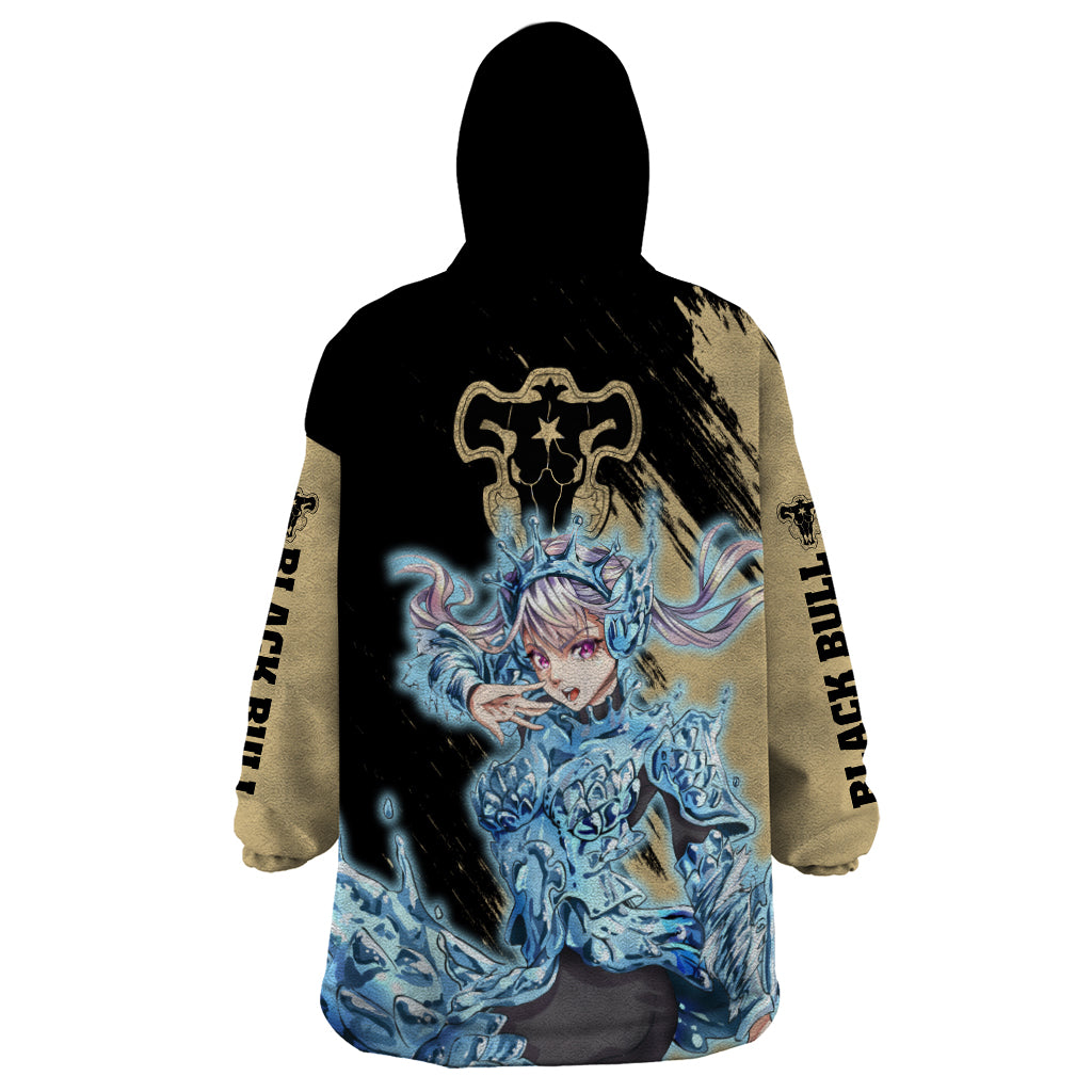 Black Bull Noelle Silva Wearable Blanket Hoodie Black Clover Anime