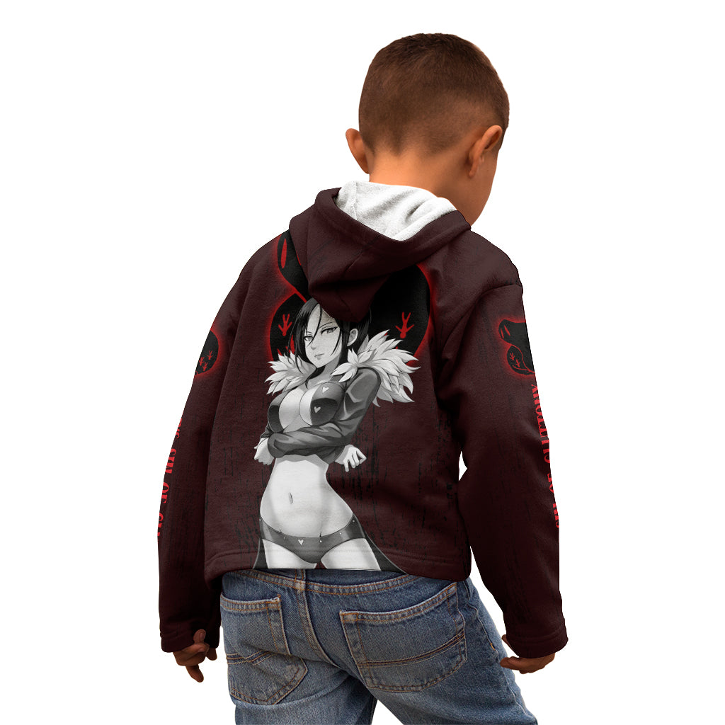 Merlin - Anime Kid Hoodie Boar's Sin of Gluttony Anime