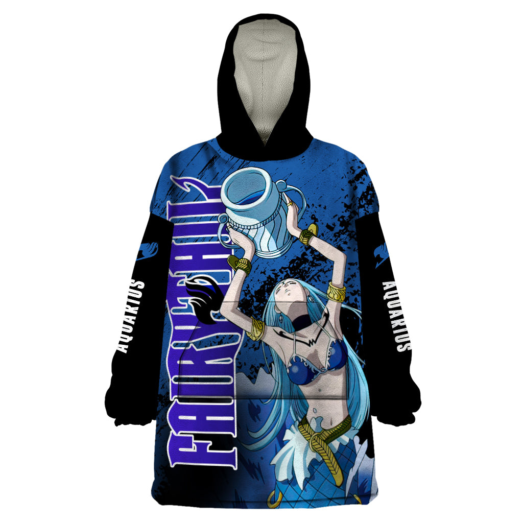 Celestial Aquarius Wearable Blanket Hoodie Fairy Tail