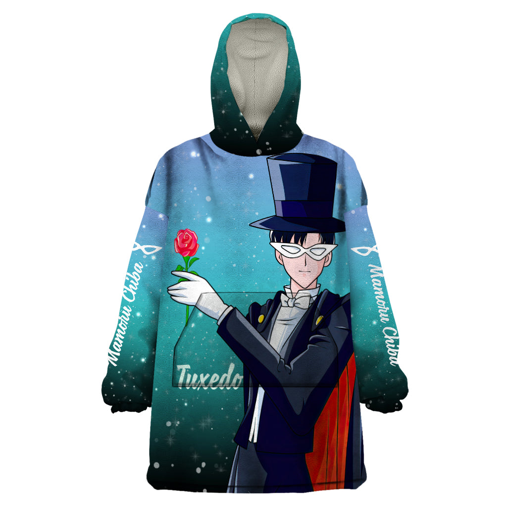 Tuxedo Wearable Blanket Hoodie Sailor Moon