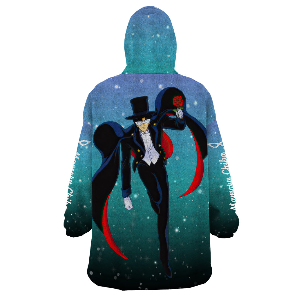 Tuxedo Wearable Blanket Hoodie Sailor Moon
