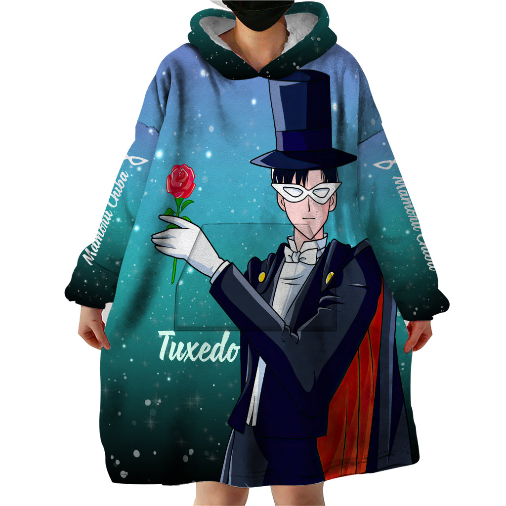 Tuxedo Wearable Blanket Hoodie Sailor Moon