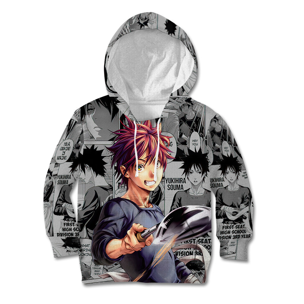 Shokugeki no Soma Kid Hoodie Yukihira Souma Anime