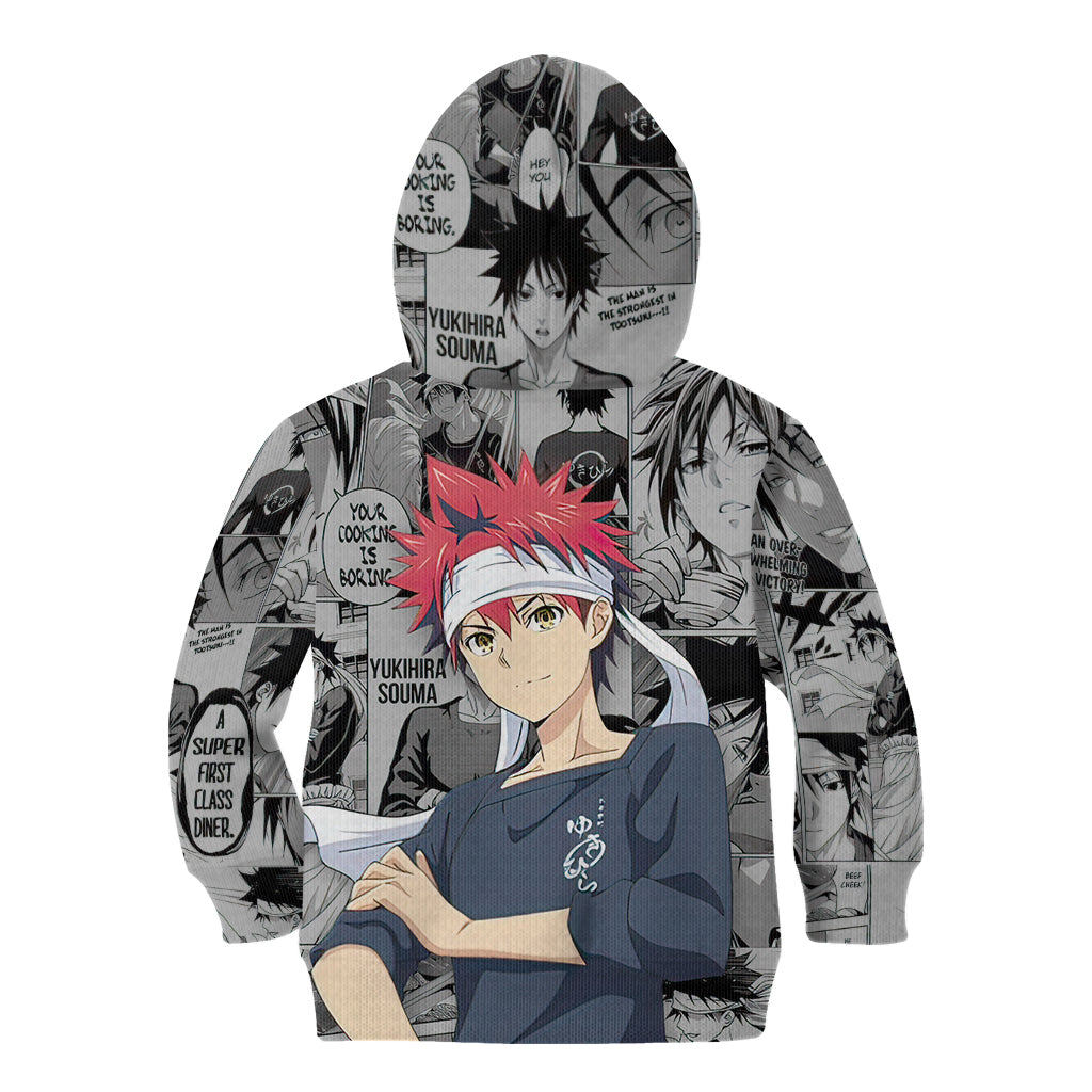 Shokugeki no Soma Kid Hoodie Yukihira Souma Anime