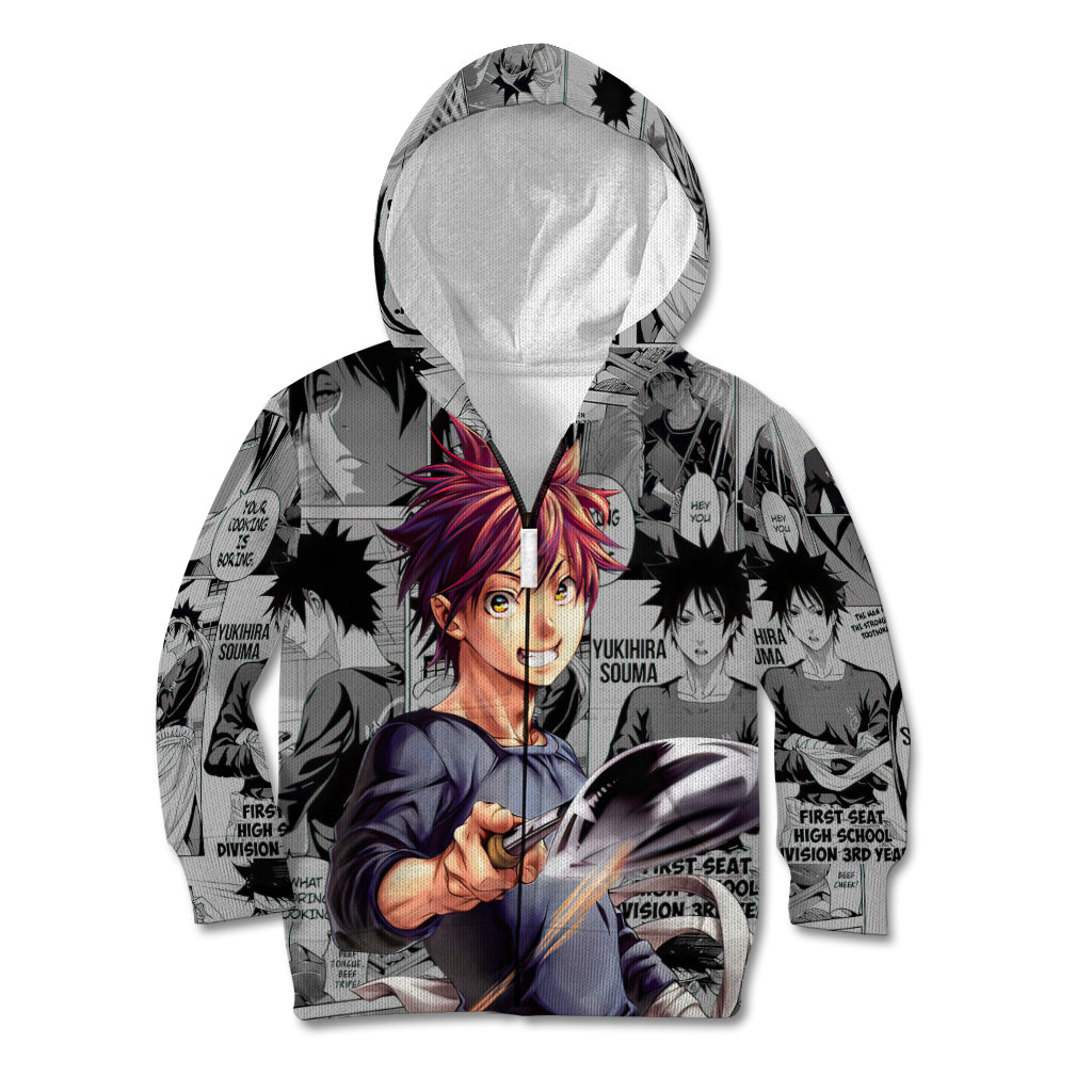 Shokugeki no Soma Kid Hoodie Yukihira Souma Anime