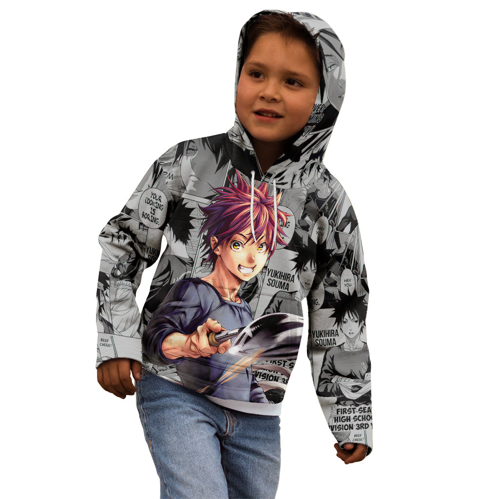 Shokugeki no Soma Kid Hoodie Yukihira Souma Anime