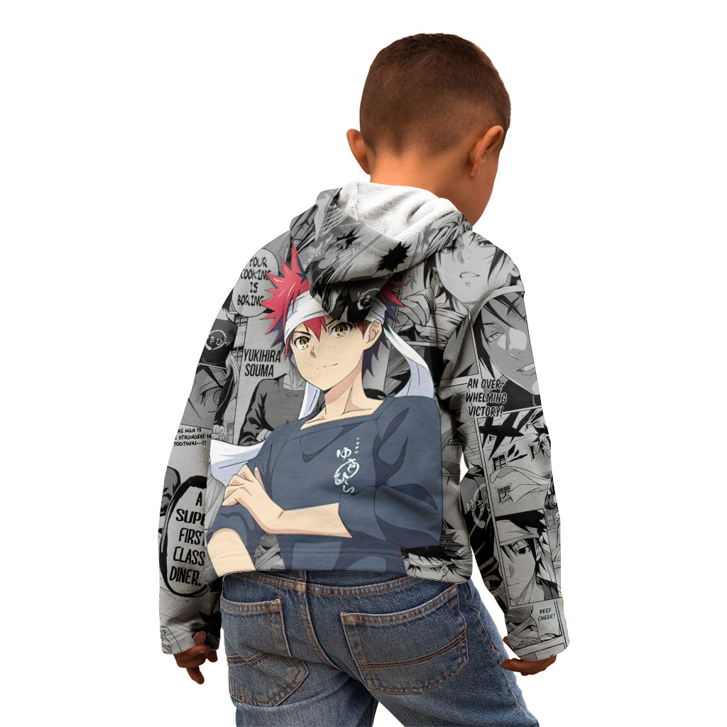 Shokugeki no Soma Kid Hoodie Yukihira Souma Anime