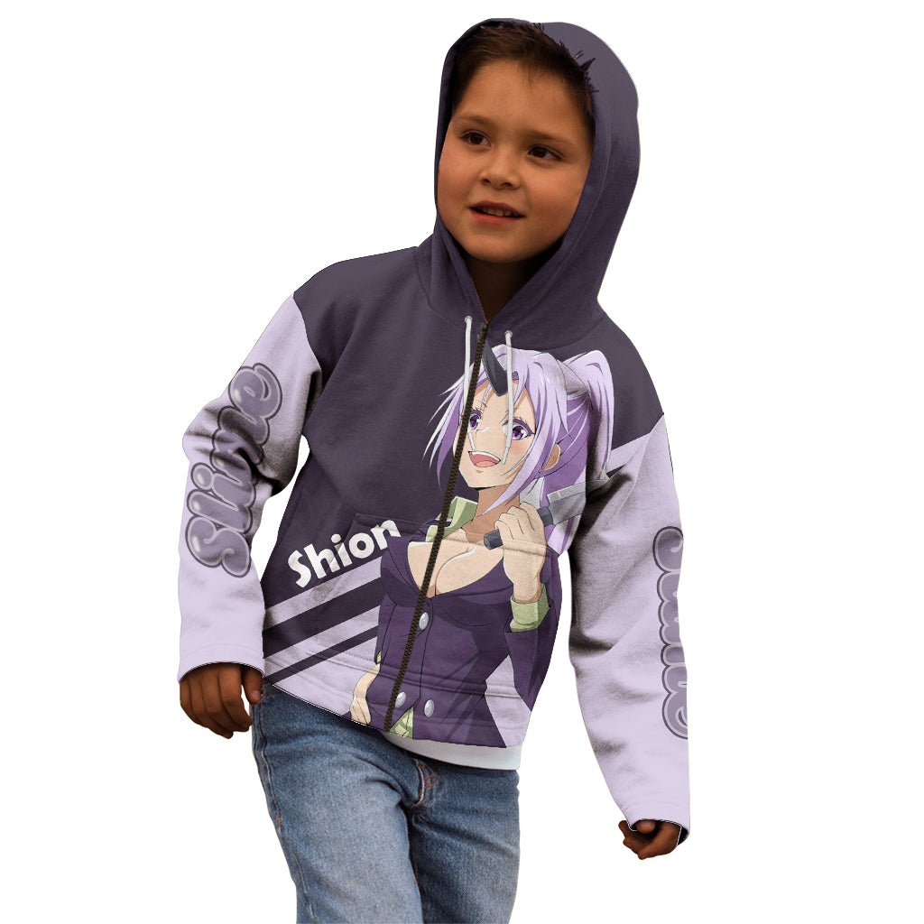 Slime Shion Kid Hoodie TenSura Anime