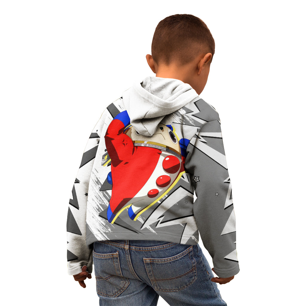 Teddie Persona Kid Hoodie Anime Mix Polygon Cyber Style