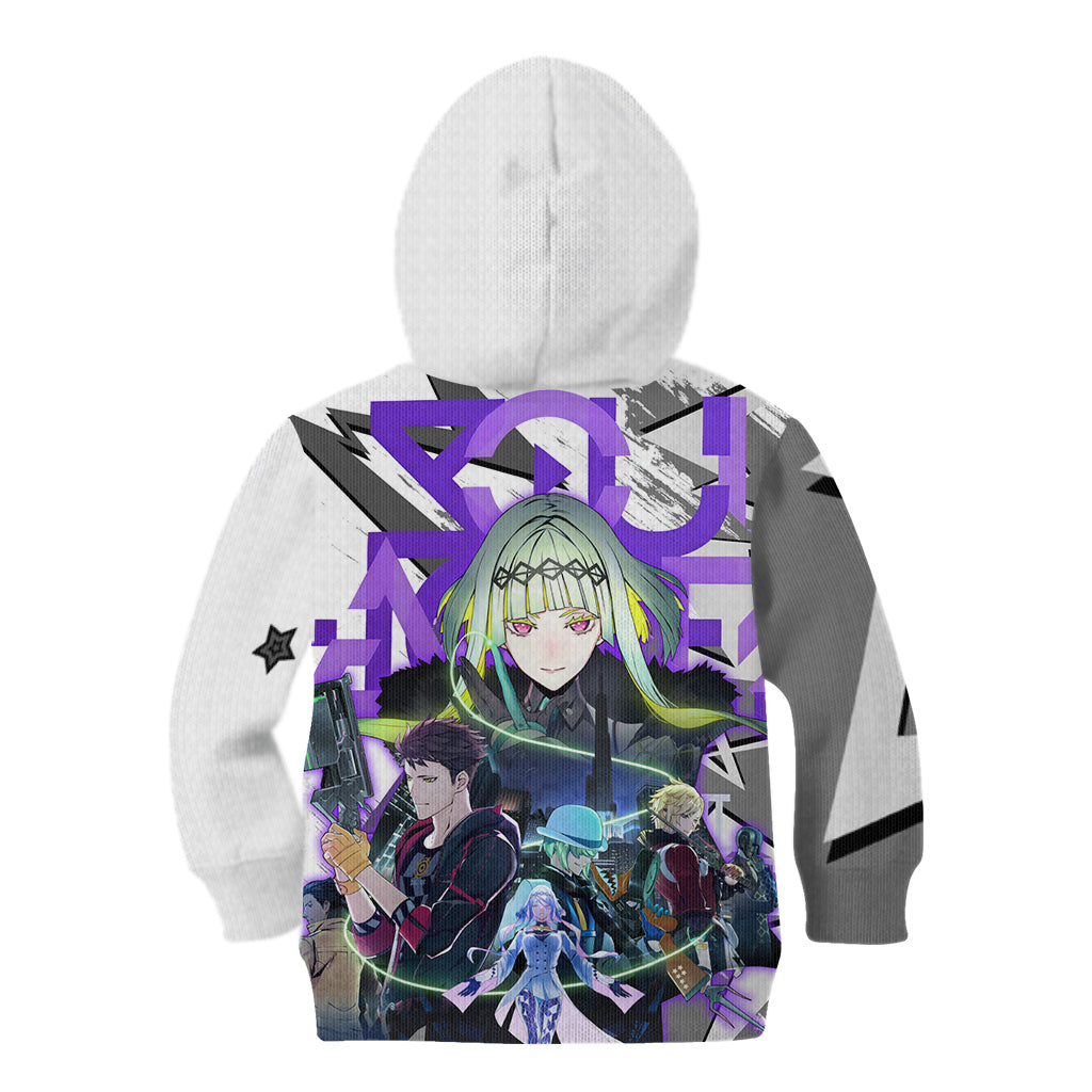 Soul Hackers 2 Persona Kid Hoodie Anime Mix Polygon Cyber Style