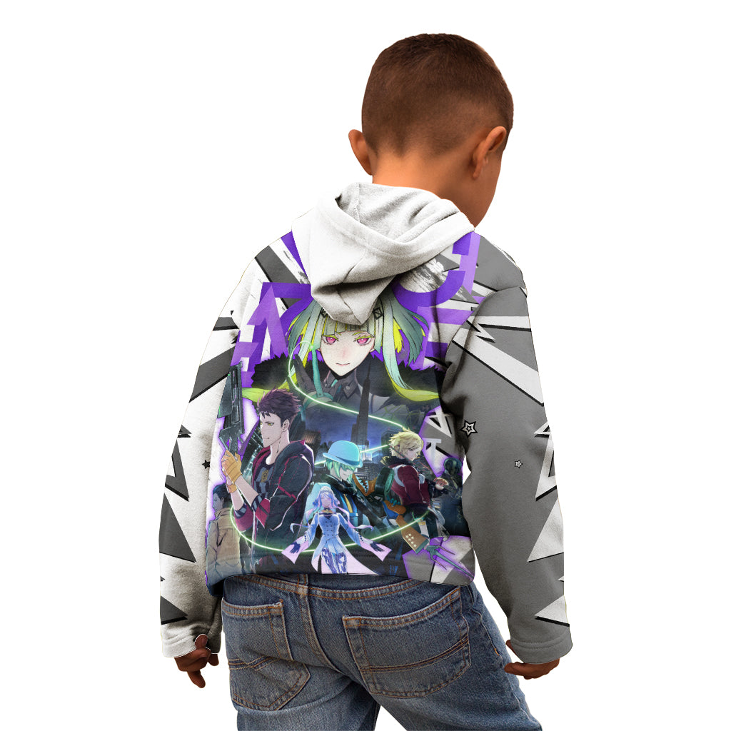 Soul Hackers 2 Persona Kid Hoodie Anime Mix Polygon Cyber Style