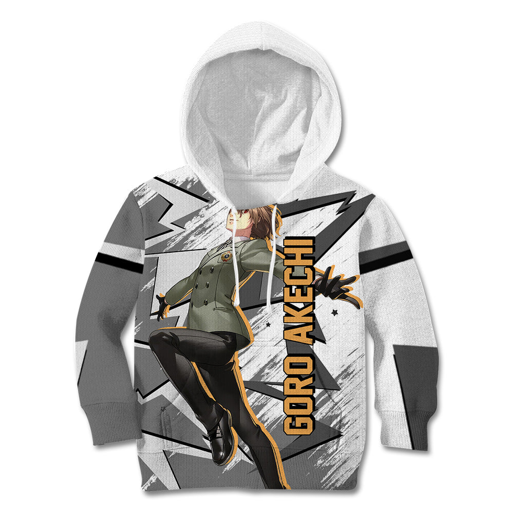 Goro Akechi Persona Kid Hoodie Anime Mix Polygon Cyber Style
