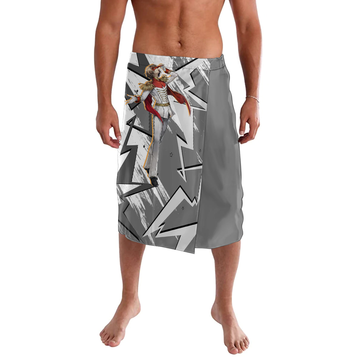 Goro Akechi Persona Lavalava Anime Mix Polygon Cyber Style