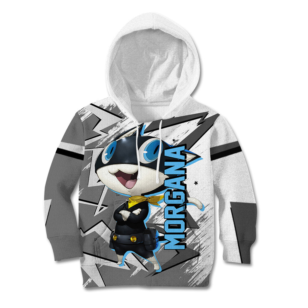 Morgana Persona Kid Hoodie Anime Mix Polygon Cyber Style