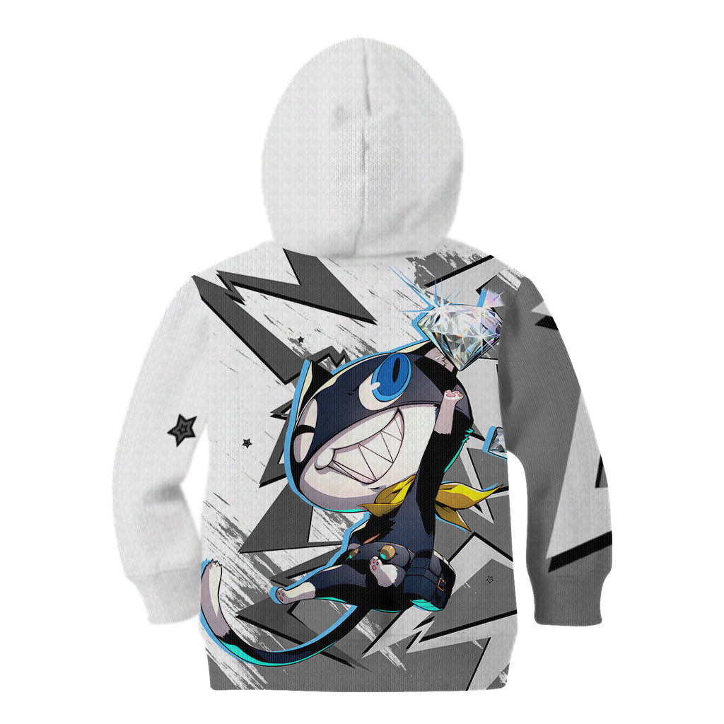 Morgana Persona Kid Hoodie Anime Mix Polygon Cyber Style