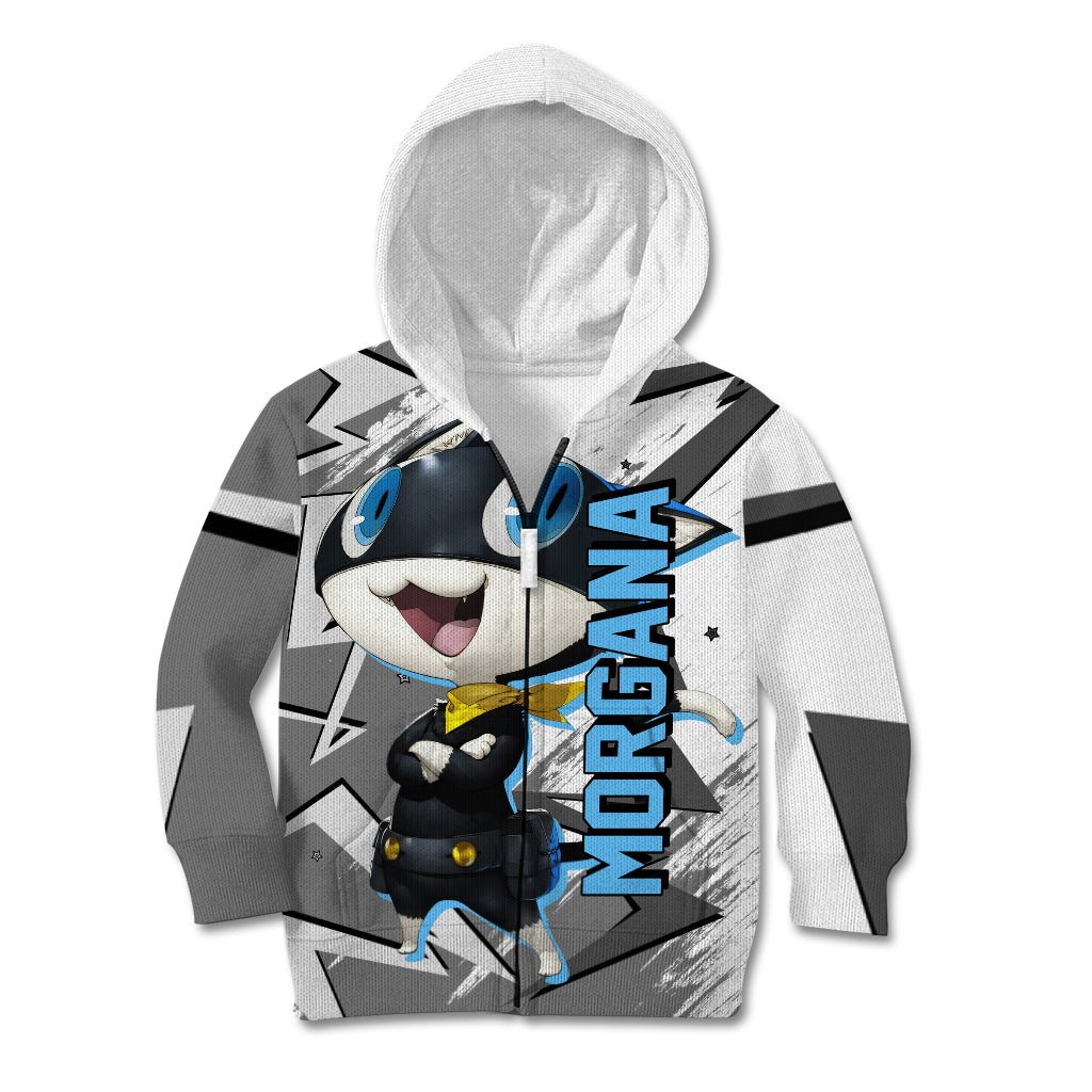 Morgana Persona Kid Hoodie Anime Mix Polygon Cyber Style