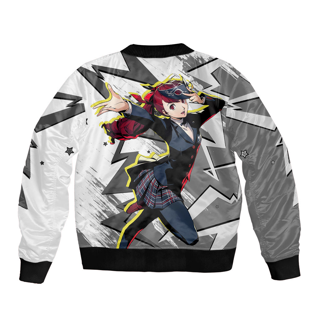 Sumire Yoshizawa Persona Bomber Jacket Anime Mix Polygon Cyber Style